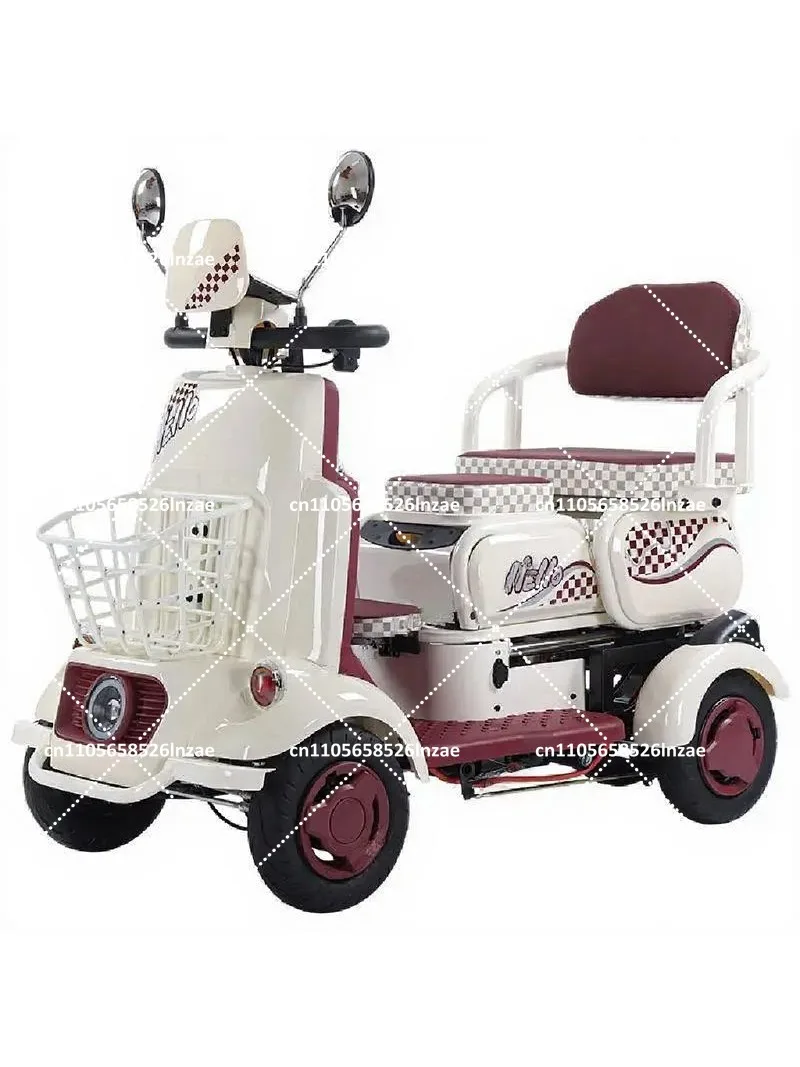 Electric Four-Wheel Vehicle 800W Motor 48V 20Ah Lead-Acid Battery, 50km Range, Intelligent Braking Anti-Skid System