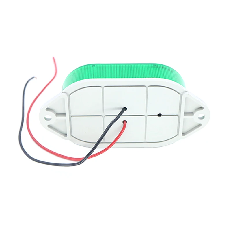 LED 5051J Strobe Warning Light with Siren Alarm 12V 24V 220V Waterproof Industrial Sound  Visual Signal Beacon Lamp Security
