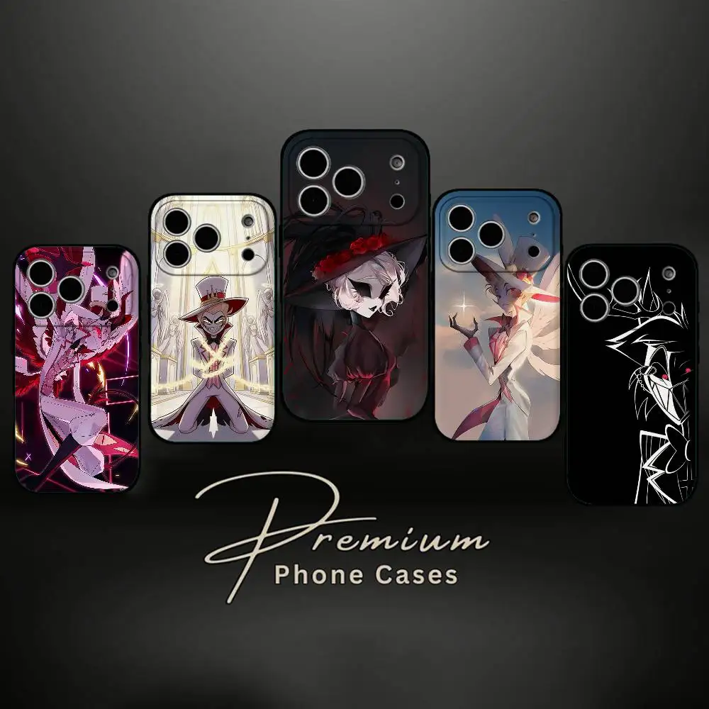 

Anime Hazbins Hotels Phone Case For IPhone 17/16/15/13/14 Pro Max/ 11Plus/X/Xr/Xs Max/12mini
