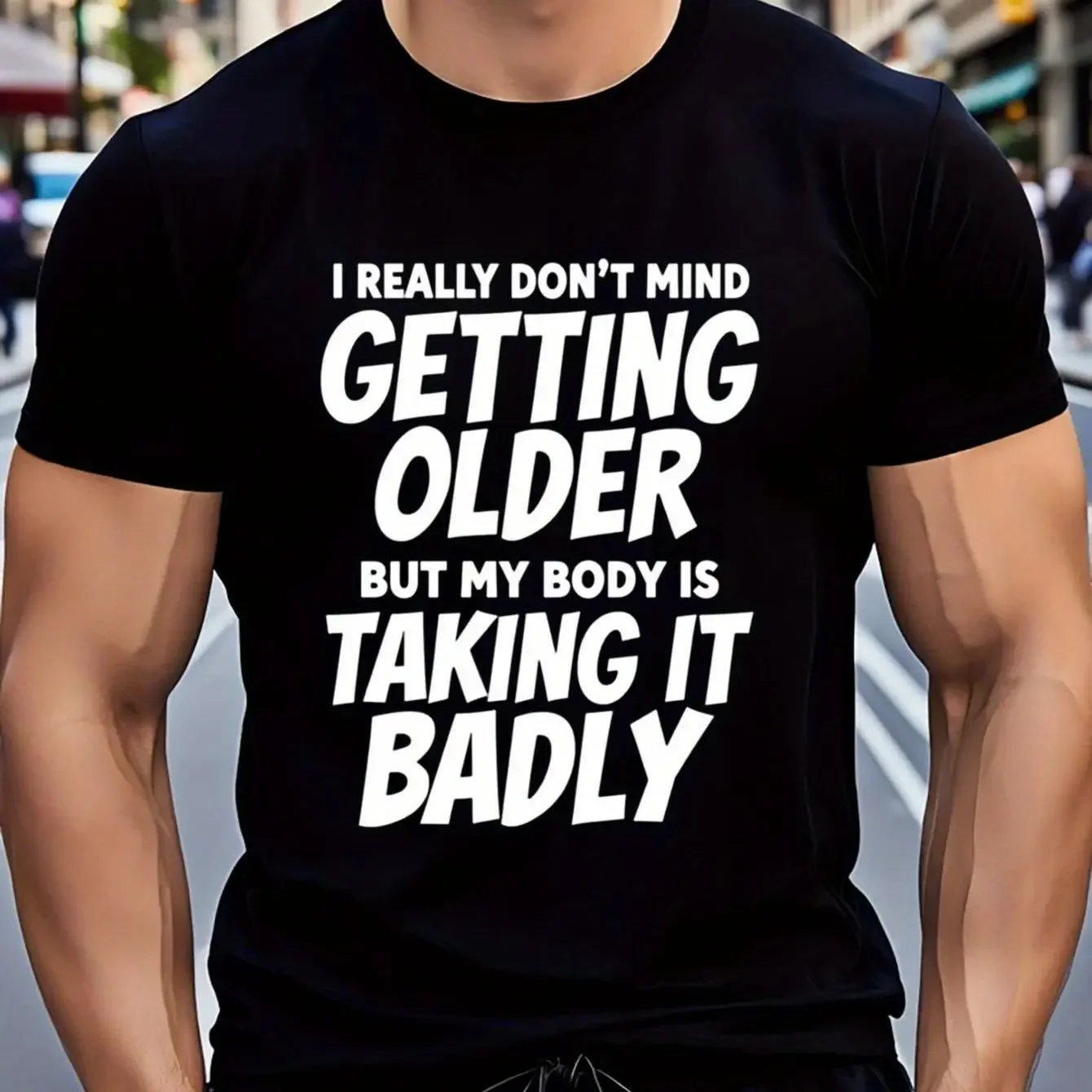 Herren-T-Shirt aus 100 % Baumwolle, große Größe, kurzärmelig, übergroße T-Shirts, Weihnachts-T-Shirts, T-Shirts für Herren im Ausverkauf