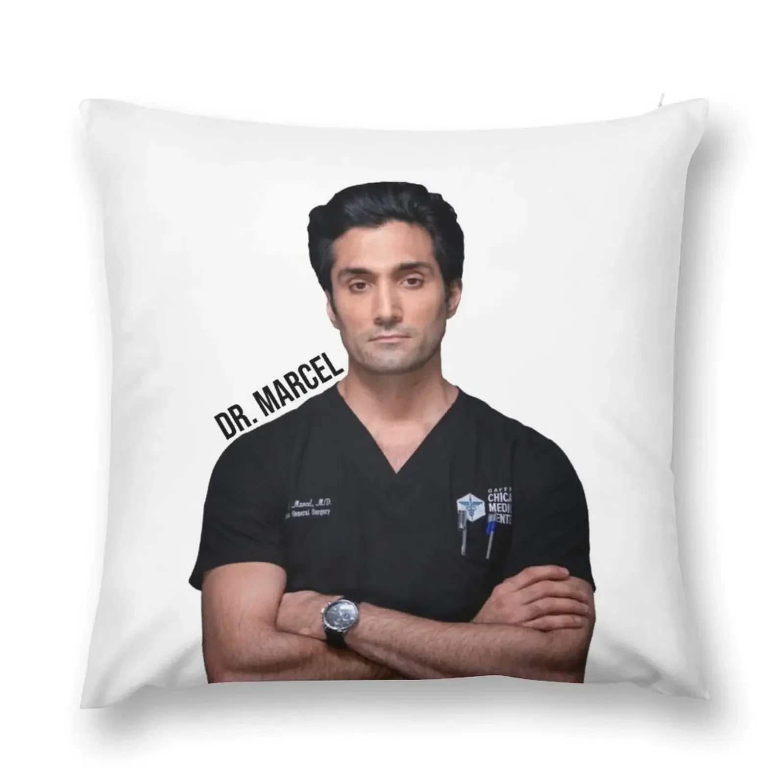 

CHICAGO MED - CROCKETT MARCEL - DOMINIC RAINS Throw Pillow christmas decorations for home 2025 Throw Pillow Covers pillow