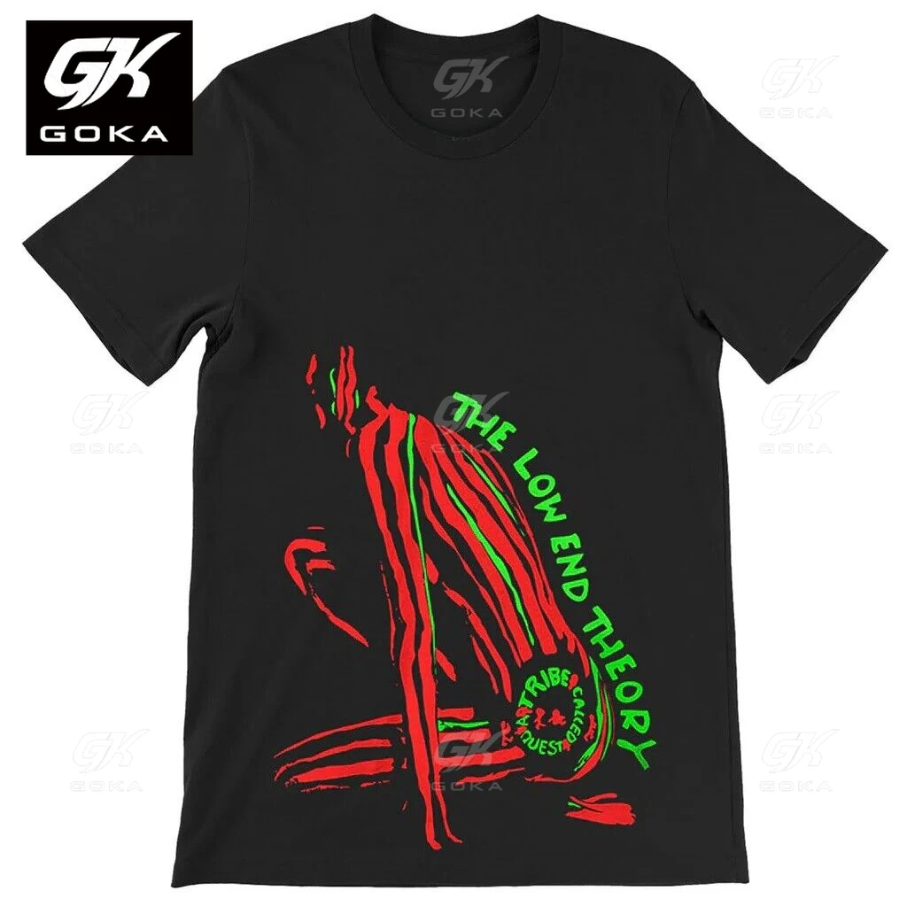 Authentic A Tribe Called Quest The Low End Theory Graphic T Shirts for Mens Clothing Cotton Tees Women Vintage Printed T-shirt