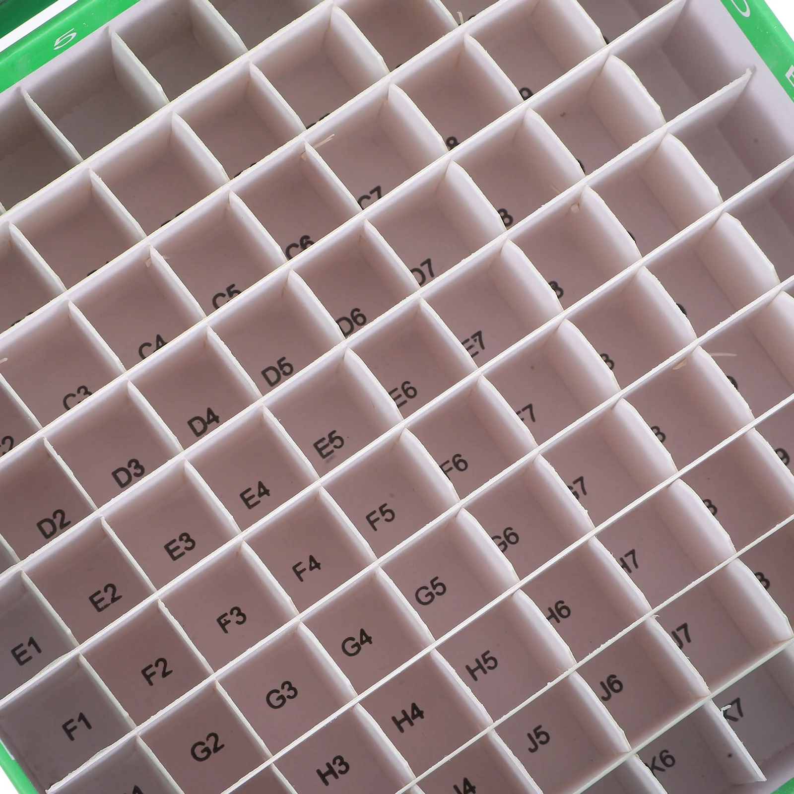 Cardboard Freezer Box With Lid 100-Well Lab Samples Storage Container For Test Tubes And Centrifuge Tubes Microtube Storage Box