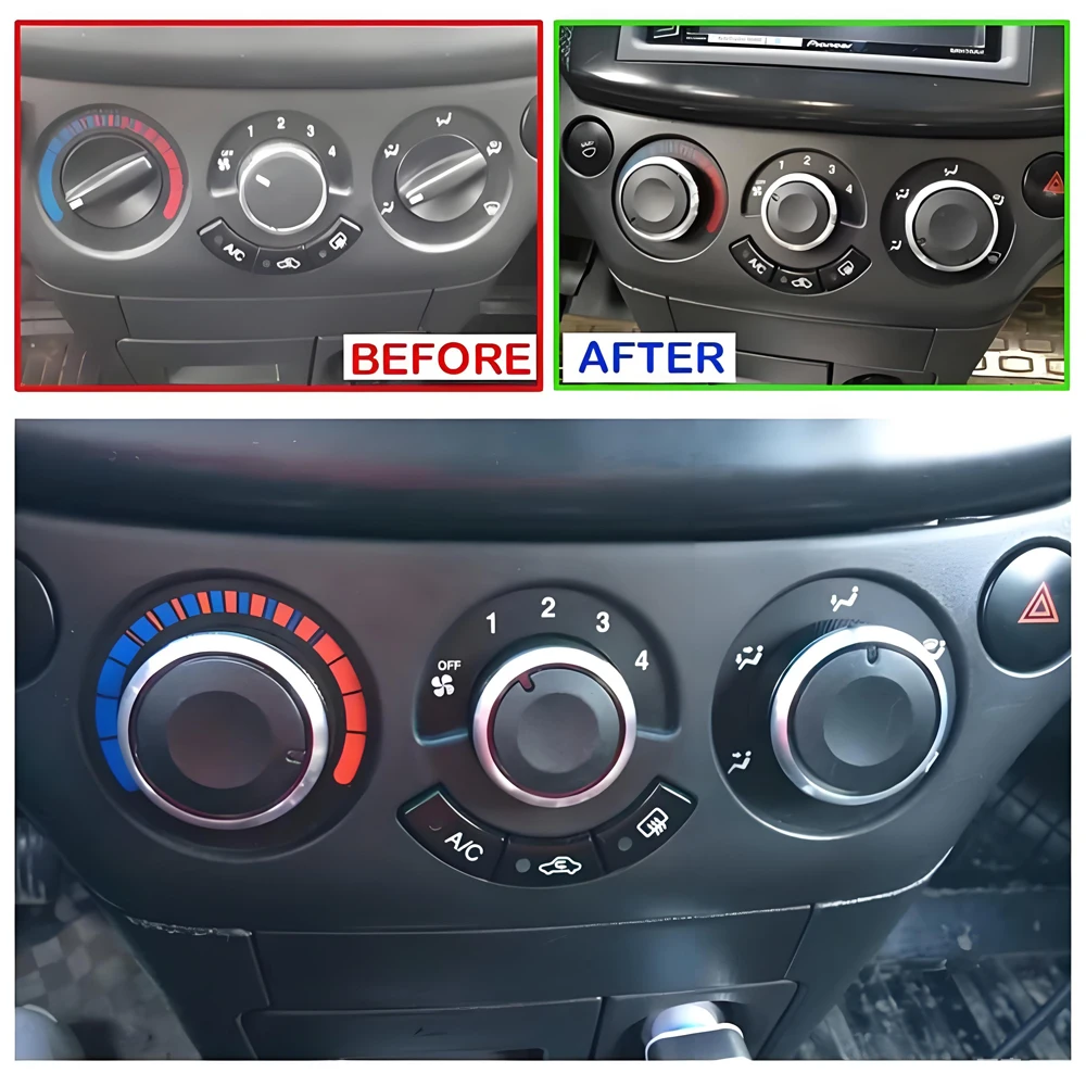 Perilla de aire acondicionado para coche, Panel de perilla de Control de calor para Chevrolet Chevy T250 Aveo Aveo5 Lova 250 Daewoo Gentra
