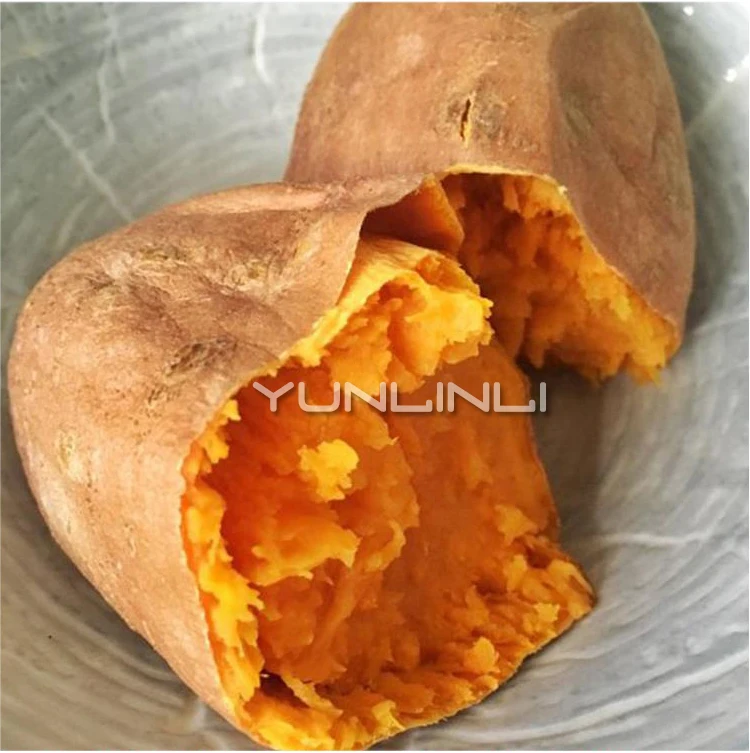 آلة خبز تجارية شواية أوتوماتيكية لسطح المكتب فرن مشوي آلة البطاطس الحلوة