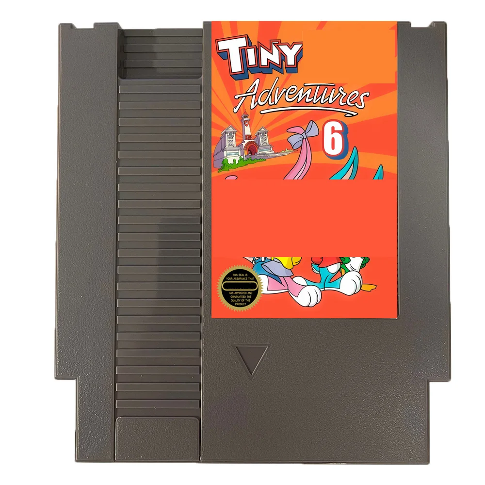 Classic Game Tiny T Adventures 6 For NES Super Games Multi Cart 72 Pins 8 Bit Game Cartridge,for NES Retro Game Console