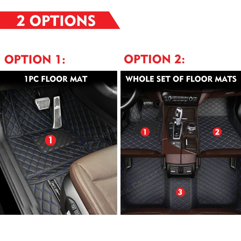 Car floor mats for Toyota Tundra 2007-2013 2012 2011 2010 2009 2008 Custom auto foot Pads automobile carpet cover
