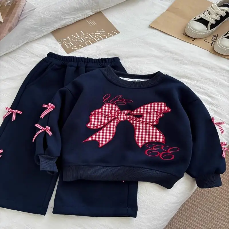

Trendy Fashion 2-piece Set Children's Clothing Kawaii Casual Coat Two-piece Baby Girls Kids Girl Clothes Teen Winter Infant 2025