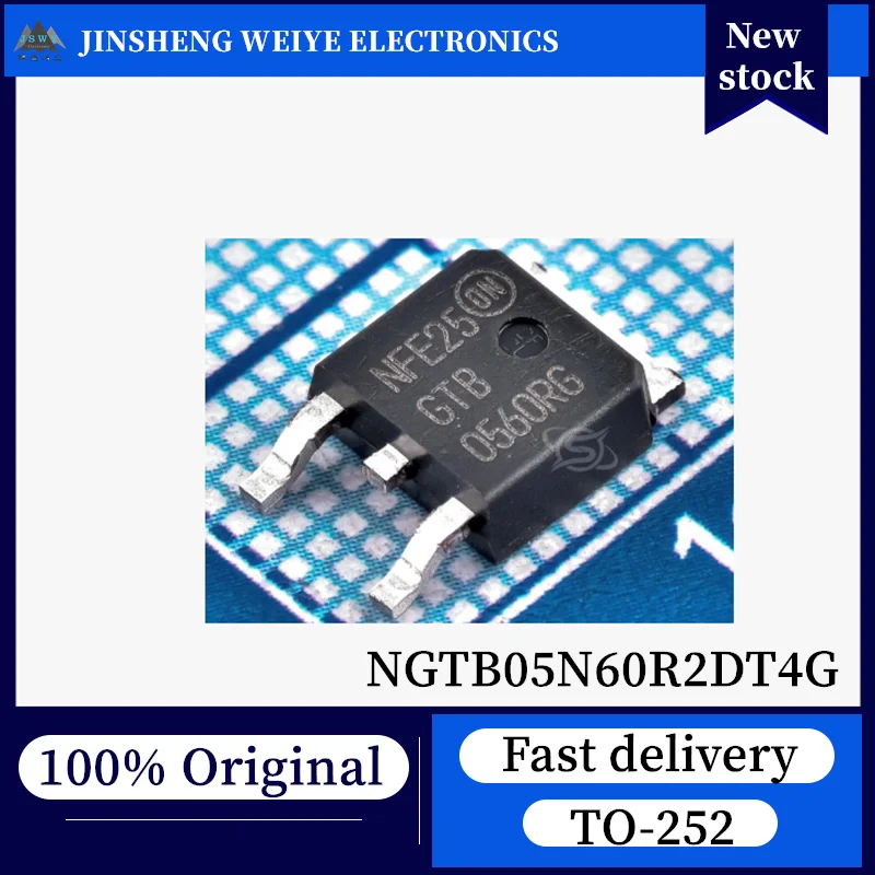 (5/50 pieces) NGTB05N60R2DT4G NFE25GTB056RG TO252 N-channel 600V5A 100% New Original In Stock Chipset