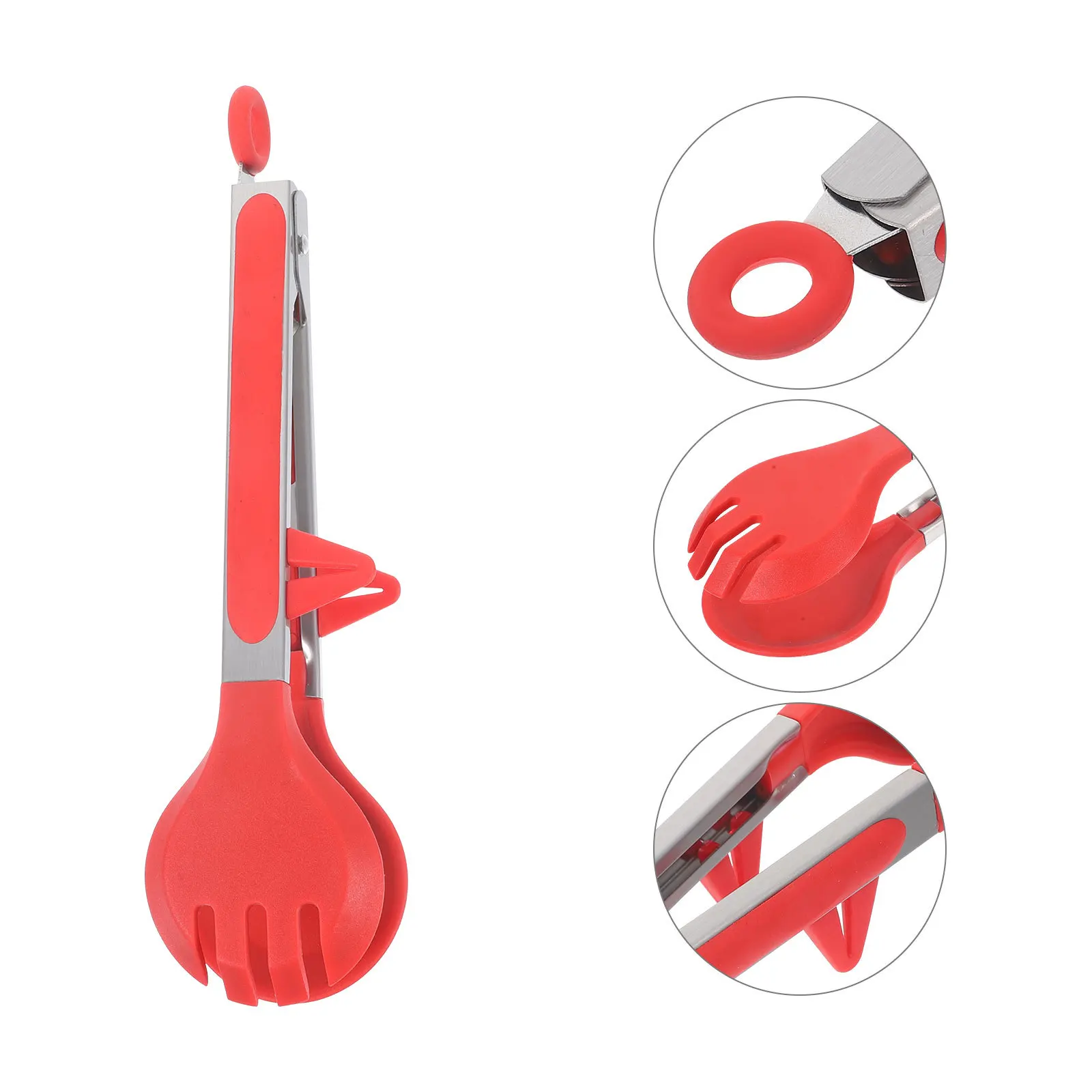 

Food Tong Heat Resistant Kitchen Cooking Bbq Grilling Serving Tongs Food Clamp for Bread Pasta Steak Outdoor Cooking