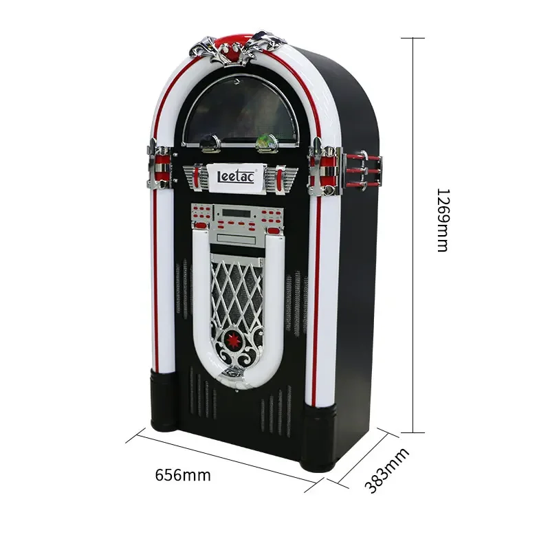 musicbox jukebox vinyl record FM Radio CD Player  phonograph jukebox machine lp player retro digital jukebox