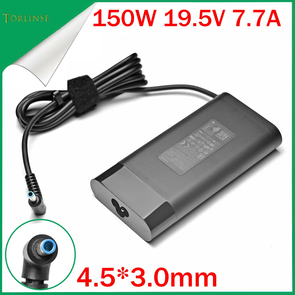 19.5V 7.7A AC Adapter Charger For HP Pavilion Gaming 15 17 Laptop Zbook 15 G3 G4 G5 G6 OMEN 15 17 TPN-DA03 TPN-DA09 775626-003