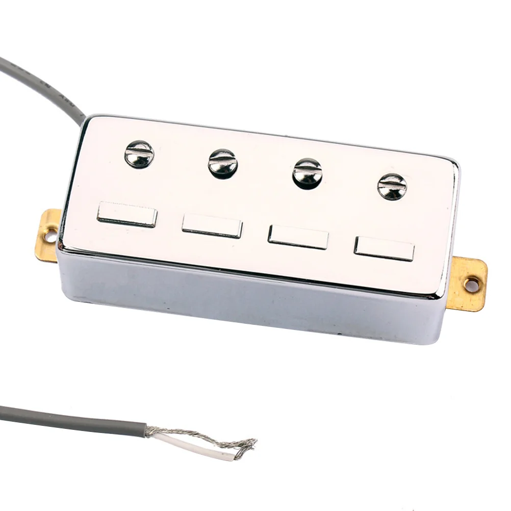 

Copper Cover 2 Core Wire Humbucker Pickup for 4 String Bass Sustain Distortion Blend Aggressive Harmonics Singing