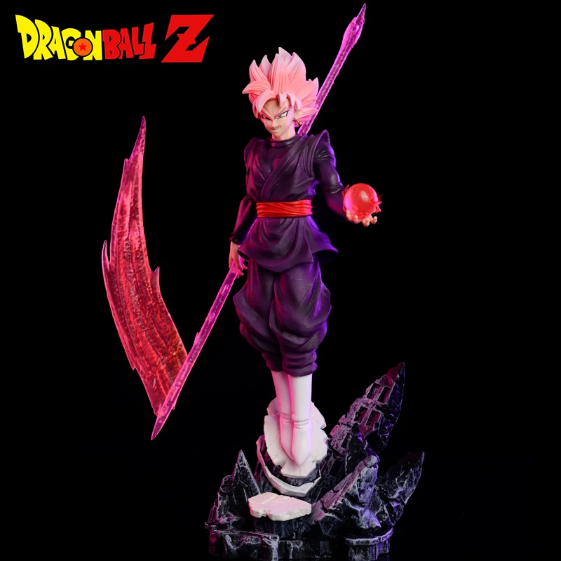 Dragon Ball BY Peach Black Wukong Zamas Rose Model Figure GK Limited Edition Statue Animation Chassis Ornament