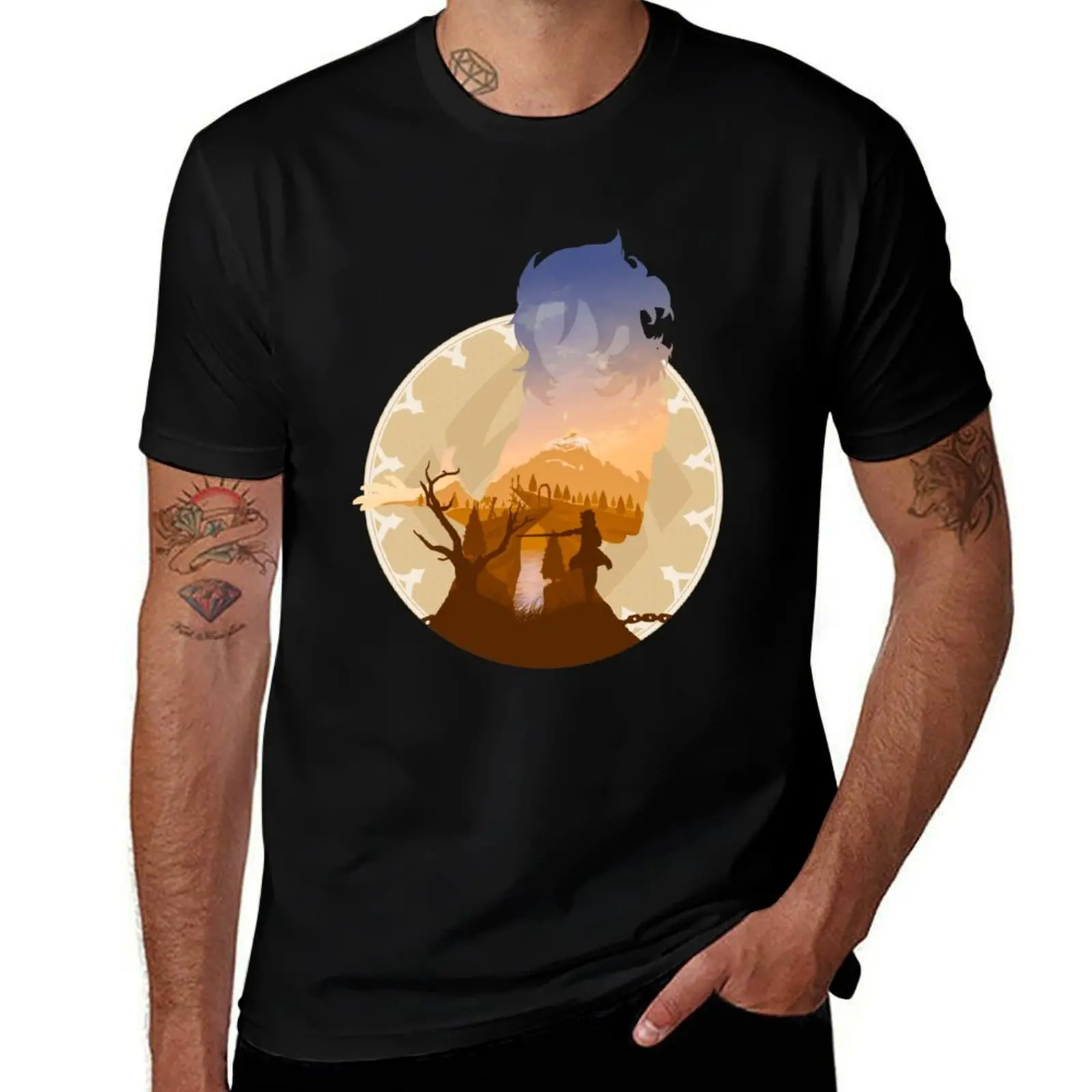 

Albedo Ascended Vision T-Shirt shirts graphic tee Funny t-shirts oversizeds shirts graphic tees Men's t-shirts