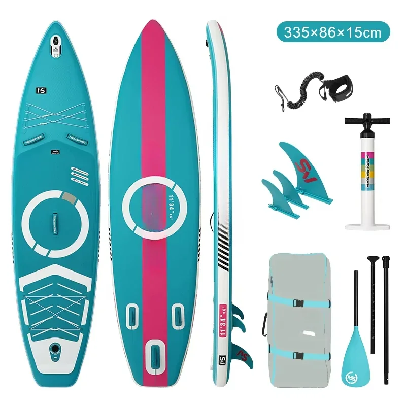 لوح مجداف وقوف لمقعد كاياك قابل للنفخ، لوح مجداف لركوب الأمواج #2