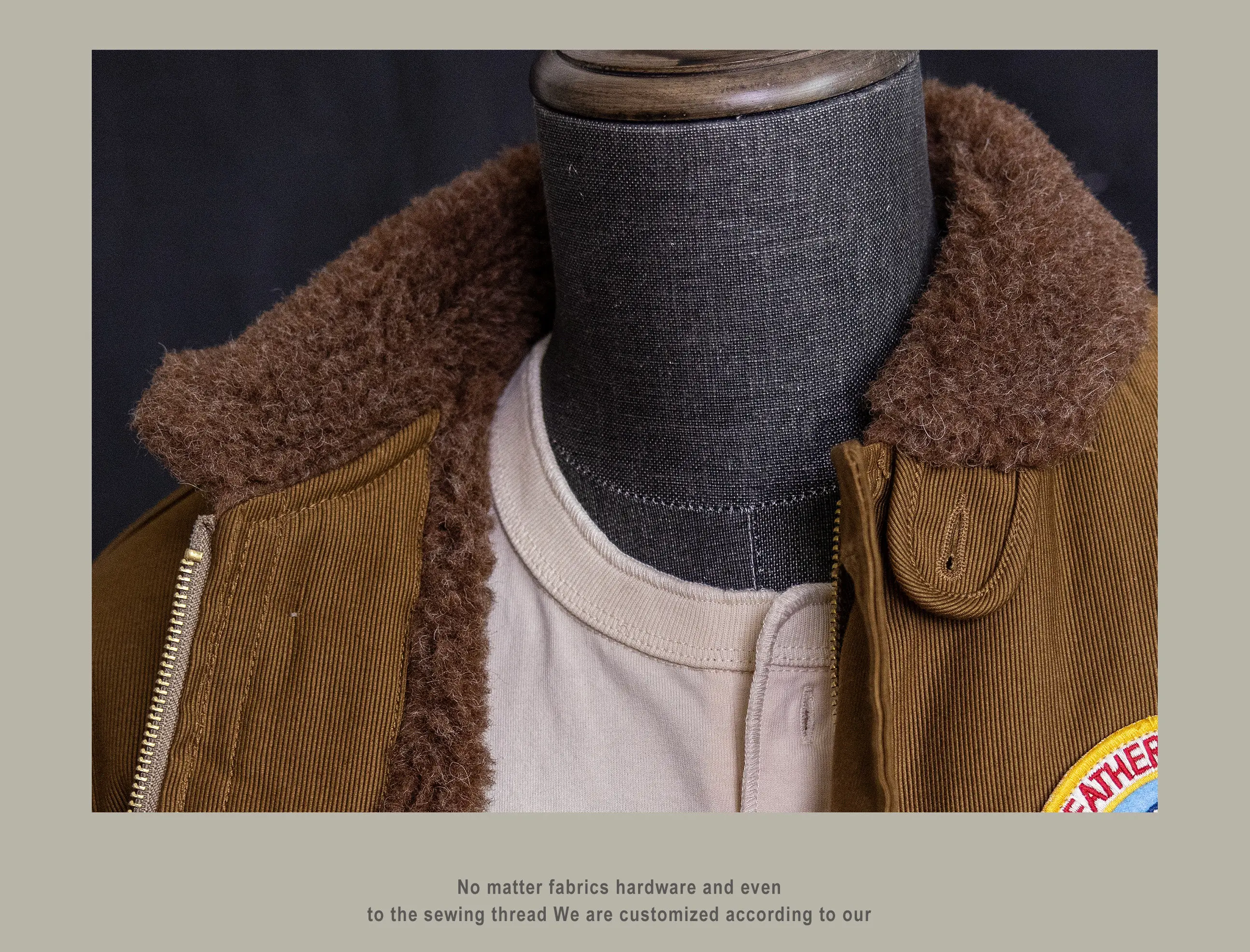 Red Tornado N-1 Deck Jacket Men US Navy Military Coat Loose Fit Thick Wool Lined Vintage Workwear Autumn Winter Outerwear