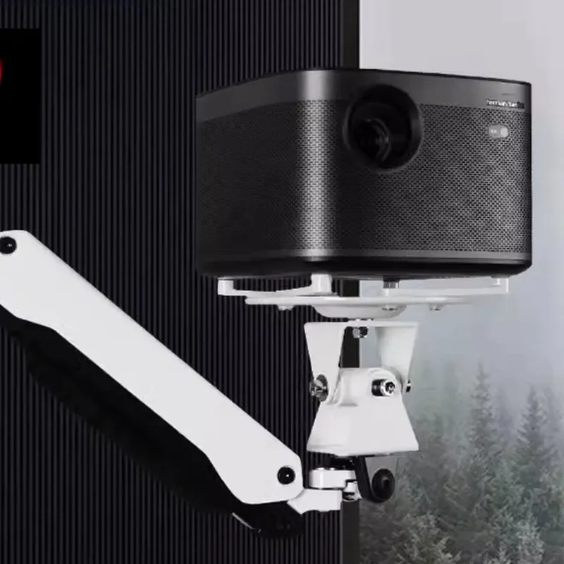 

Настенное крепление для пневматического проектора, регулируемый потолочный подвесной кронштейн, держатель для спальни с откидной крышкой, 360° ° Стабильное крепление вращения