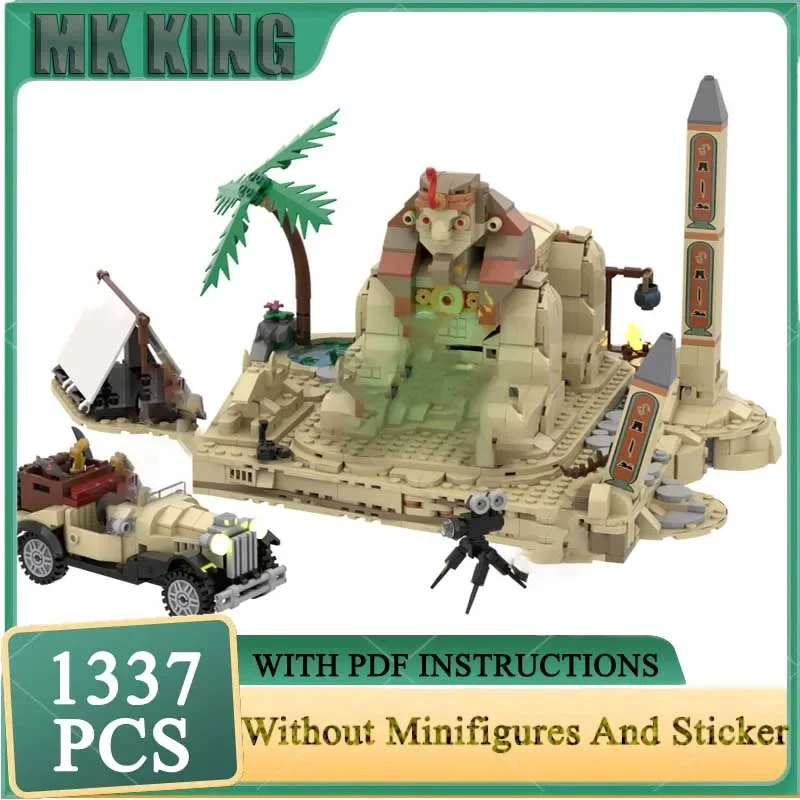 

Moc Building Blocks Modular Adventurers - Secret Sphinx Surprise Model Technology Bricks Construstion Gifts DIY Assembly Toys