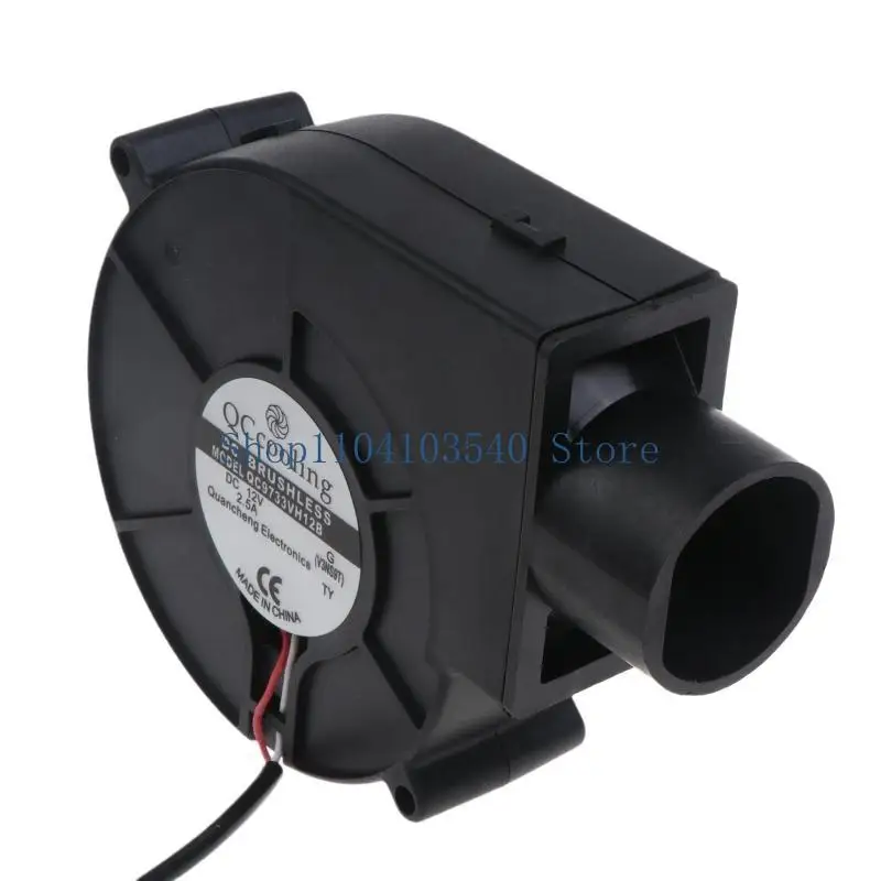 

02DC BBQ Fan PWM Air Blower 97x97x33mm 12V 2.5A Large Air Flow AC Powered Fan with 113cm Cable for Camping Picnic Trip BBQ