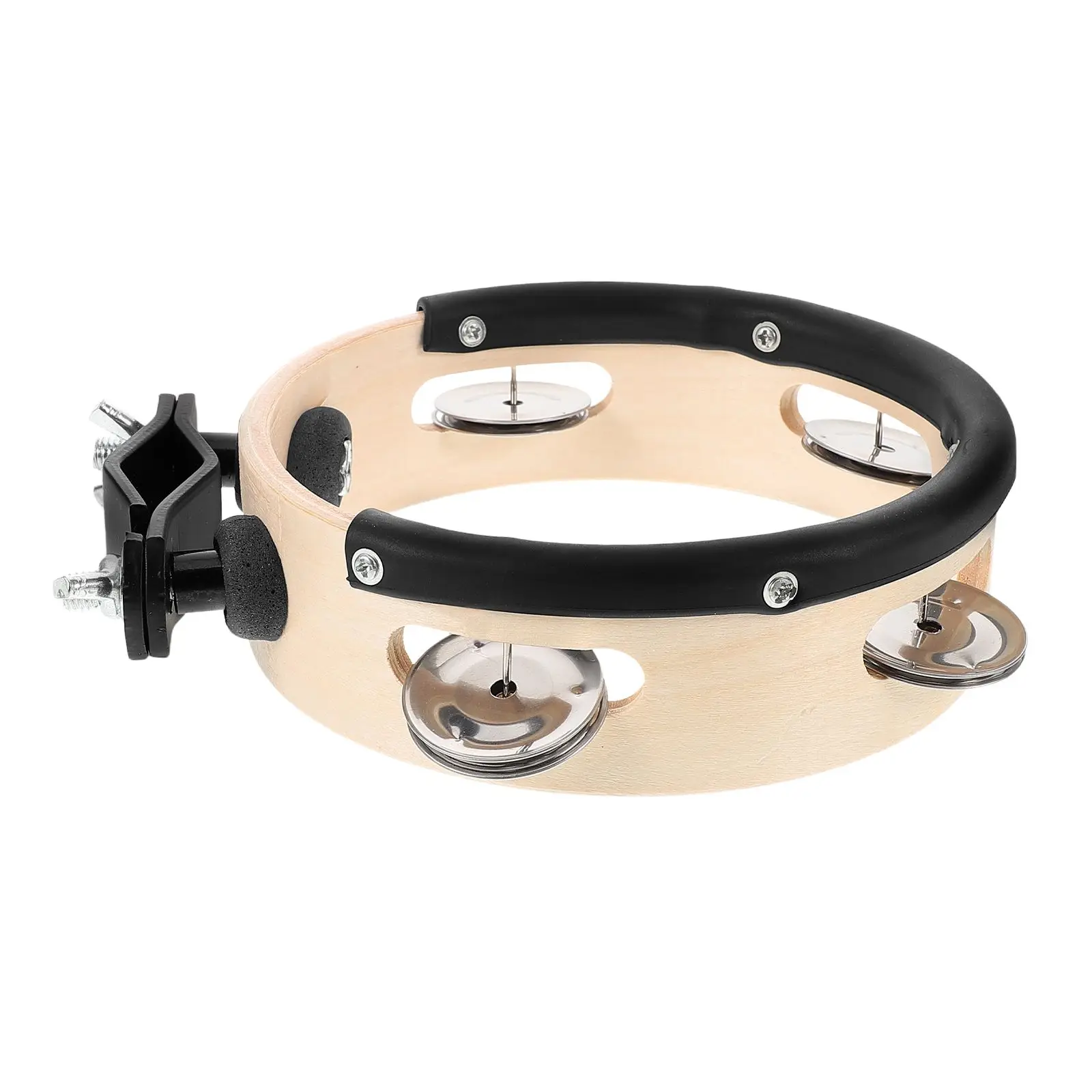 

1pcs Hi-hat Bell Tambourine 6 Inch Easy Installation Drum Set Percussion Instrument tambourine drum cymbal hihat