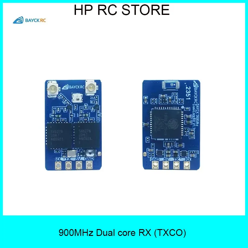 

BAYCK 915MHz Dual Core ELRS Receiver (Diversity Dual Antenna) - Supports CRSF/SBUS for FPV Drones/Quadcopter