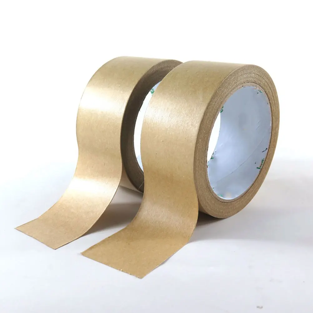 2 Rolls Buffalo Paper Tape Kraft Decoration Photo Frame Gift Wrapping Party DIY