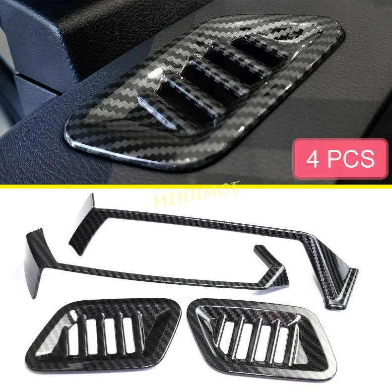 

Для Nissan Altima 2019-2024 углеродное волокно, крышка вентиляционного отверстия на приборной панели автомобиля, прочные и практичные аксессуары