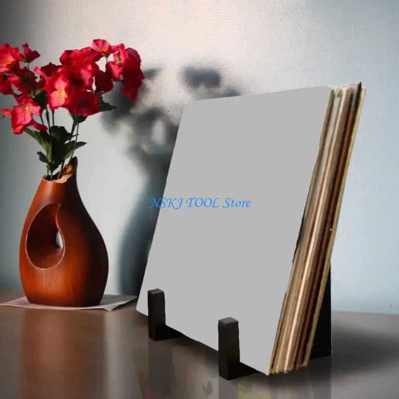 L8RC Classical Black Iron Vinyls Record Shelf Bucolic Homes Storage Unit For Music Collectors CDs Display Cabinet Decors view 5