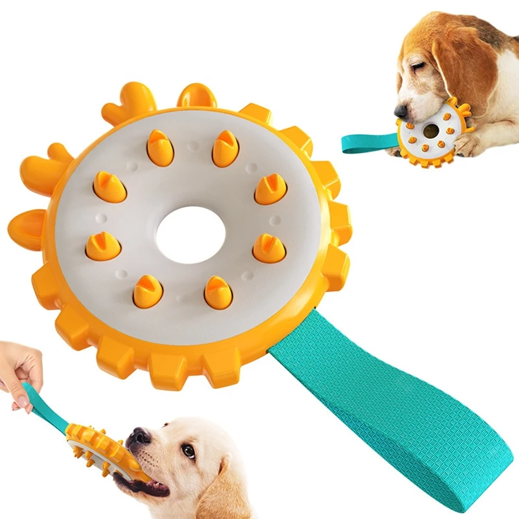 Multifunction Dog Interactive Toys Dog Chew Toys Flying Disc Training Educational Toys