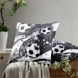 Funda de almohada de fútbol para decoración del hogar, funda de cojín para sofá, cama, Coche