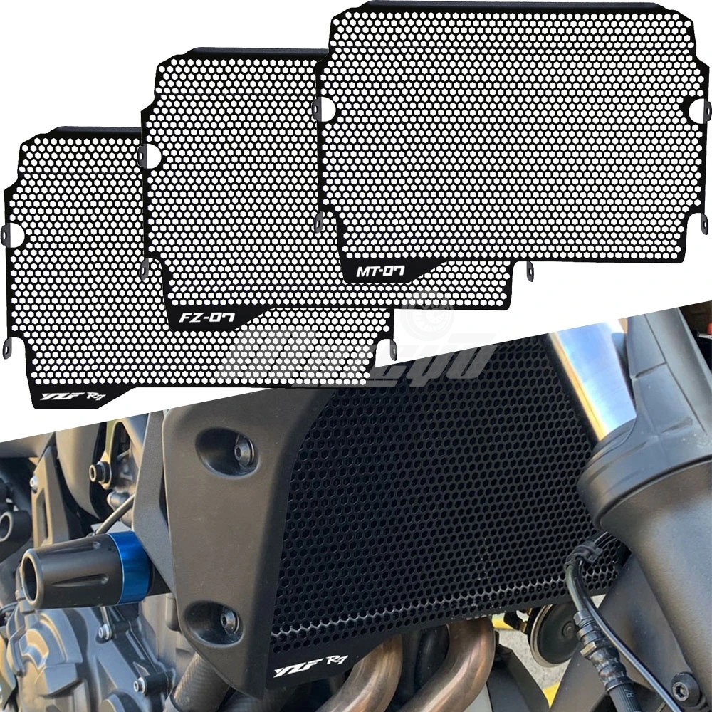 

For Yamaha FZ-07 FZ07 MT-07 MT07 YZF-R7 YZFR7 YZF R7 2022 2023 2024 2025 Motorcycle Radiator Grille Guard Oil Cooling Covers