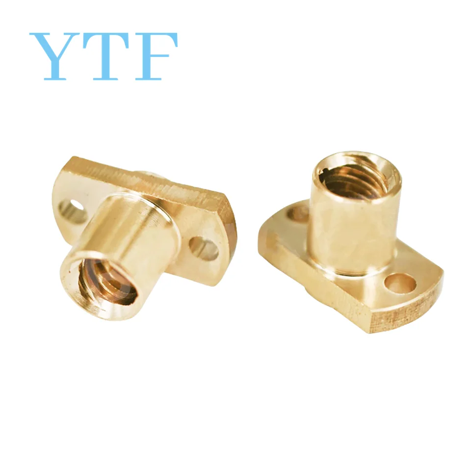 

3D Printer Part T8 Screw Nut Pitch 2mm Lead 8mm Brass Nut