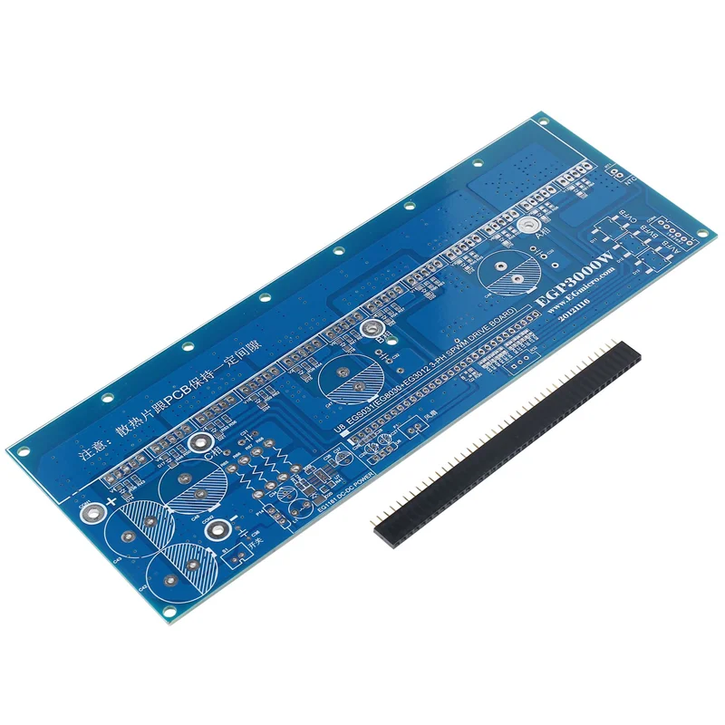 1 pz EGP3000W Inverter trifase scheda di alimentazione a onda sinusoidale pura PCB scheda vuota EG8030 per fai da te