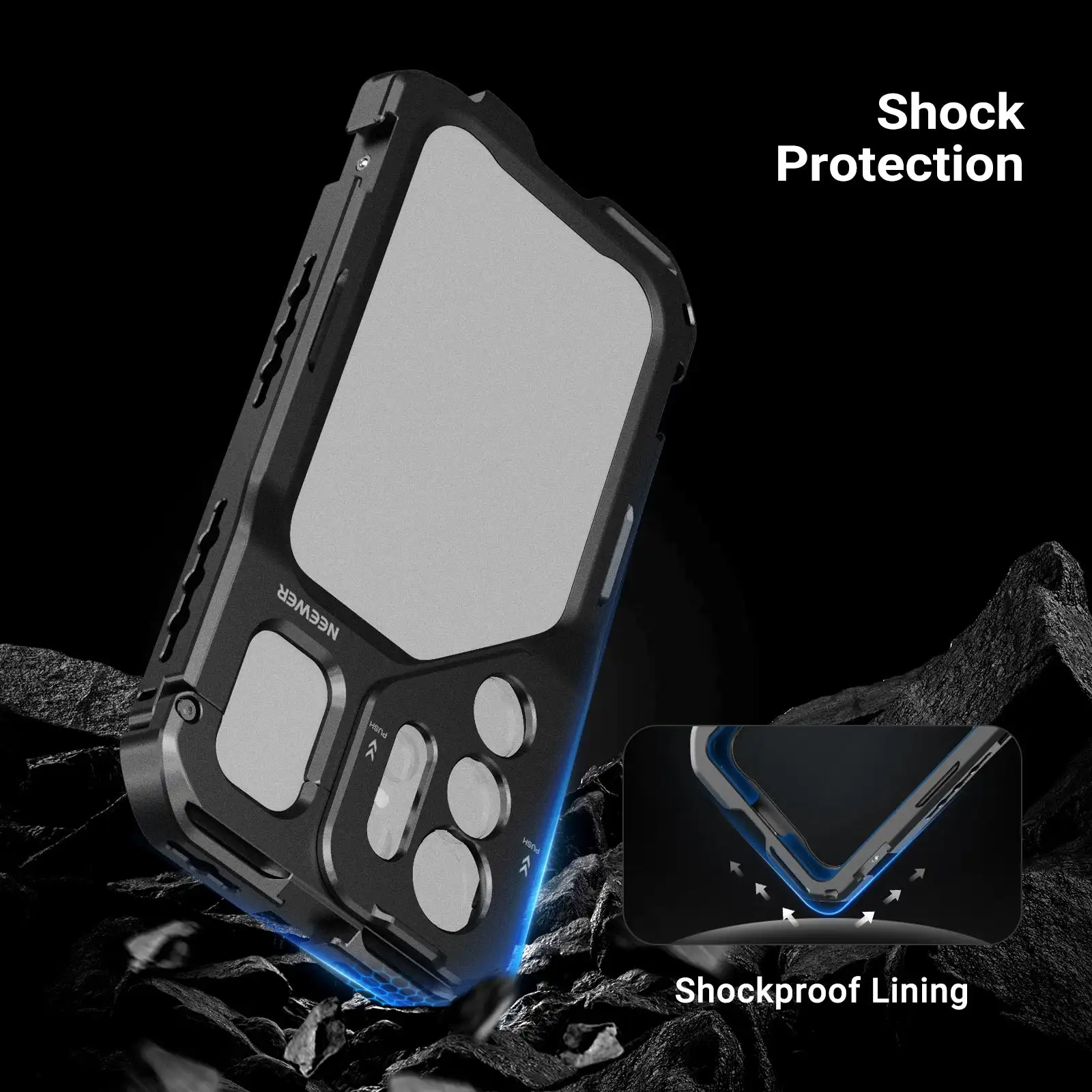 neewer-phone-cage-compatibile-con-samsung-galaxy-s26-ultra-pa182-custodia-in-lega-di-alluminio-con-piastra-posteriore-per-filtro-da-67-mm-pre-vendita