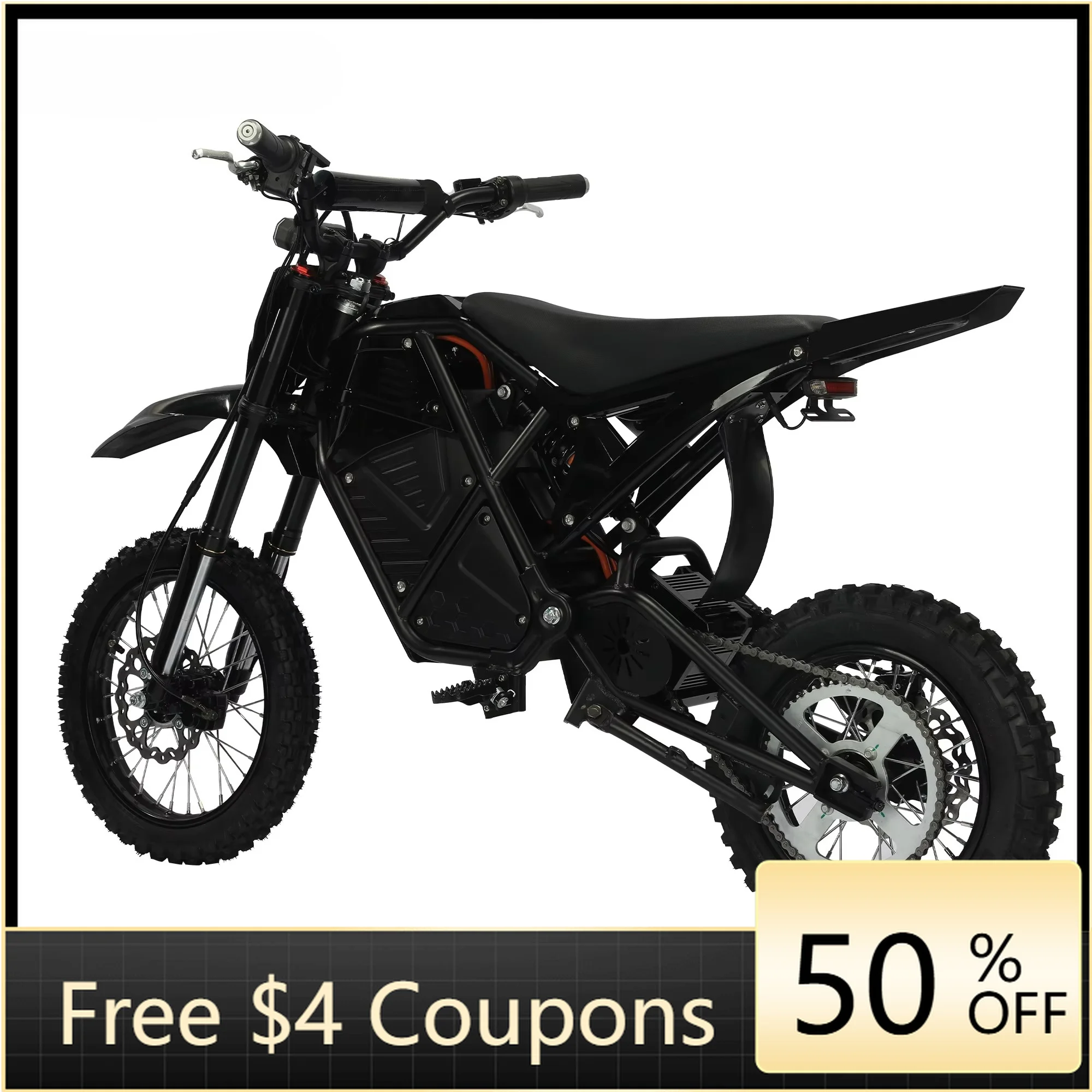 

Rs Factory Wholesale Electric Dirt Bike 48V 2000W Speed 60km/h Range 65km Off-Road Electric Motorcycle Aluminum Alloy Frame