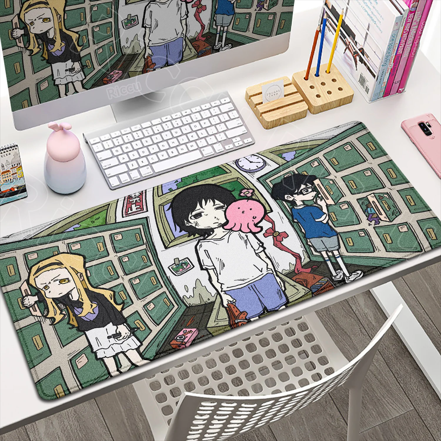 

New Anime Takopi Mouse Pad T-Takopii No Genzai XXL MousePad Manga Computer Cute Girl Laptop Gaming Keyboard Accessories Desk Mat
