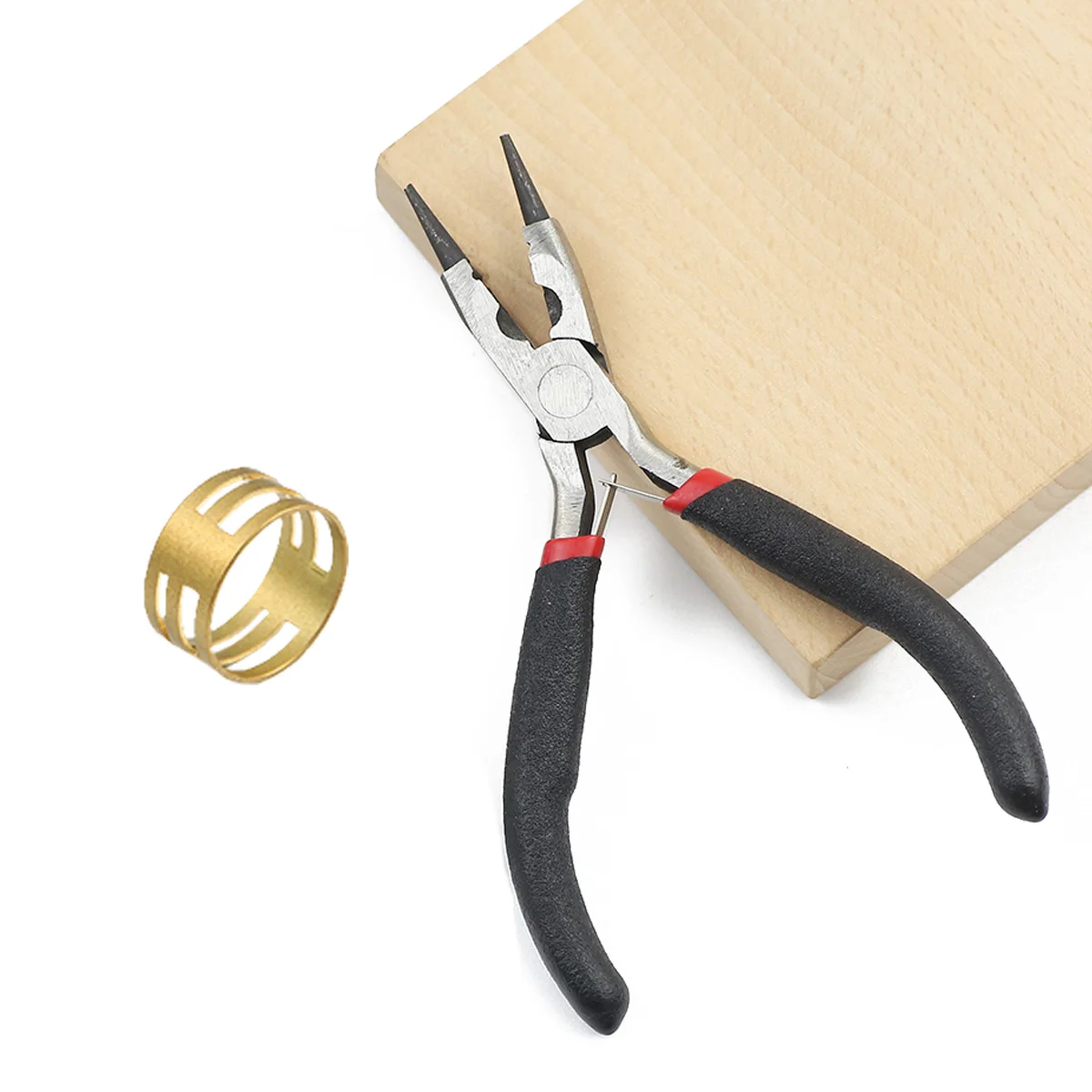 Juego de accesorios para hacer joyería profesional, alicates, tijeras, pinzas, pasador, anillo de salto, herramienta para pulsera, collar,