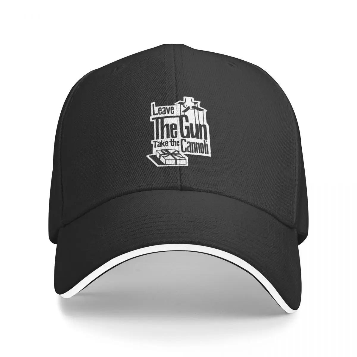 The Godfather quote Leave the Gun Take the Cannoli Pen drawing Sticker Baseball Cap Hat Beach Rave Sunscreen Hats Man Women's