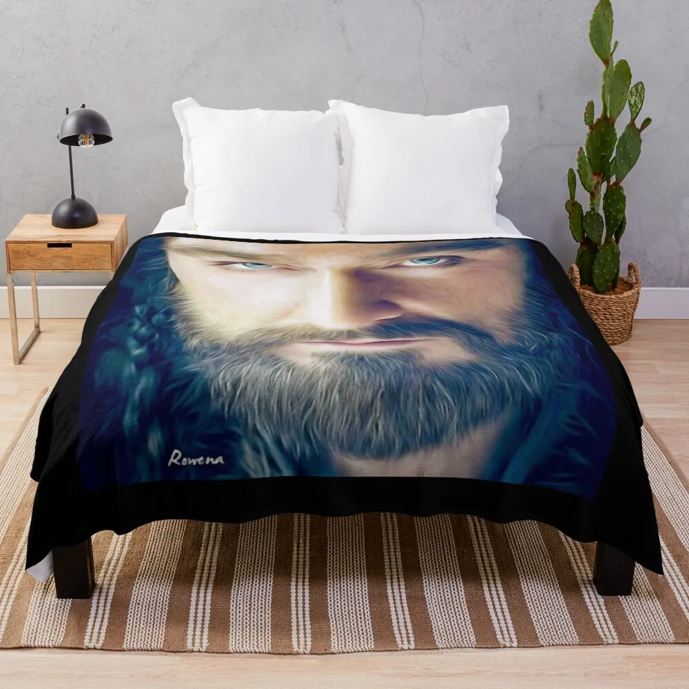 

For Men Women Richard Armitage Thorin Cute Graphic Gift Throw Blanket Warm Cozy Throw Blanket for Living Room Couch
