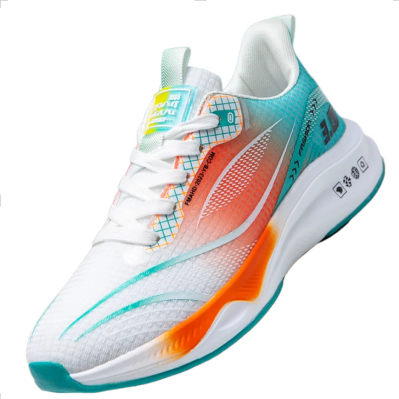 

Men's Sports Shoes Summer Fashion Non-Slip Mesh Breathable Fitness Rebound Cushioning Running Shoes Lightweight Outdoor Shoes