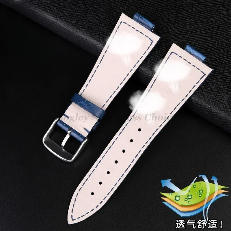 Bracelet de montre en cuir véritable 12mm pour Tissot PRX série T137.407/410 Super Player Bracelet de remplacement Bracelet de Sport pour hommes ceinture