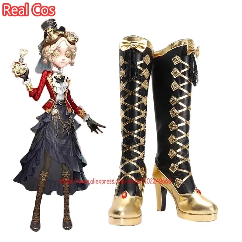 realcos-jeu-identite-v-cosplay-mecanicien-tracy-reznik-coeur-serrure-chaussures-en-cuir-longues-bottes-droites-halloween-carnaval-femme