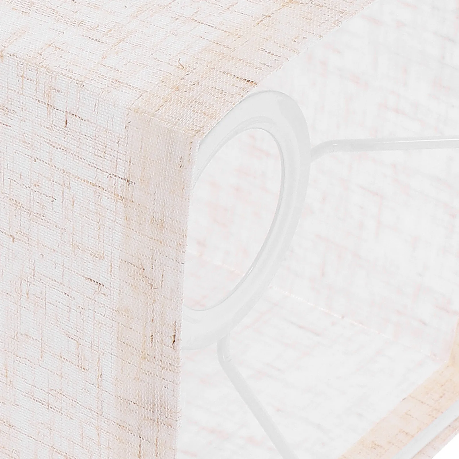 Rectangular Linen Lamp Shade Fabric Replacement for Bedside Table Floor Lamp Hotel Room Light Covers E27 Linen Cloth Lampshade