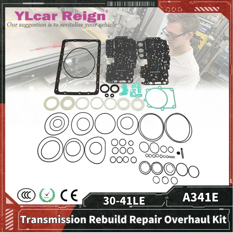 30-41LE A341E A341 Automatic Transmission Gearbox Overhaul Rebuild Repair kit Seals Gasket Fit O-ring for TOYOTA CROWN SUPRA Car