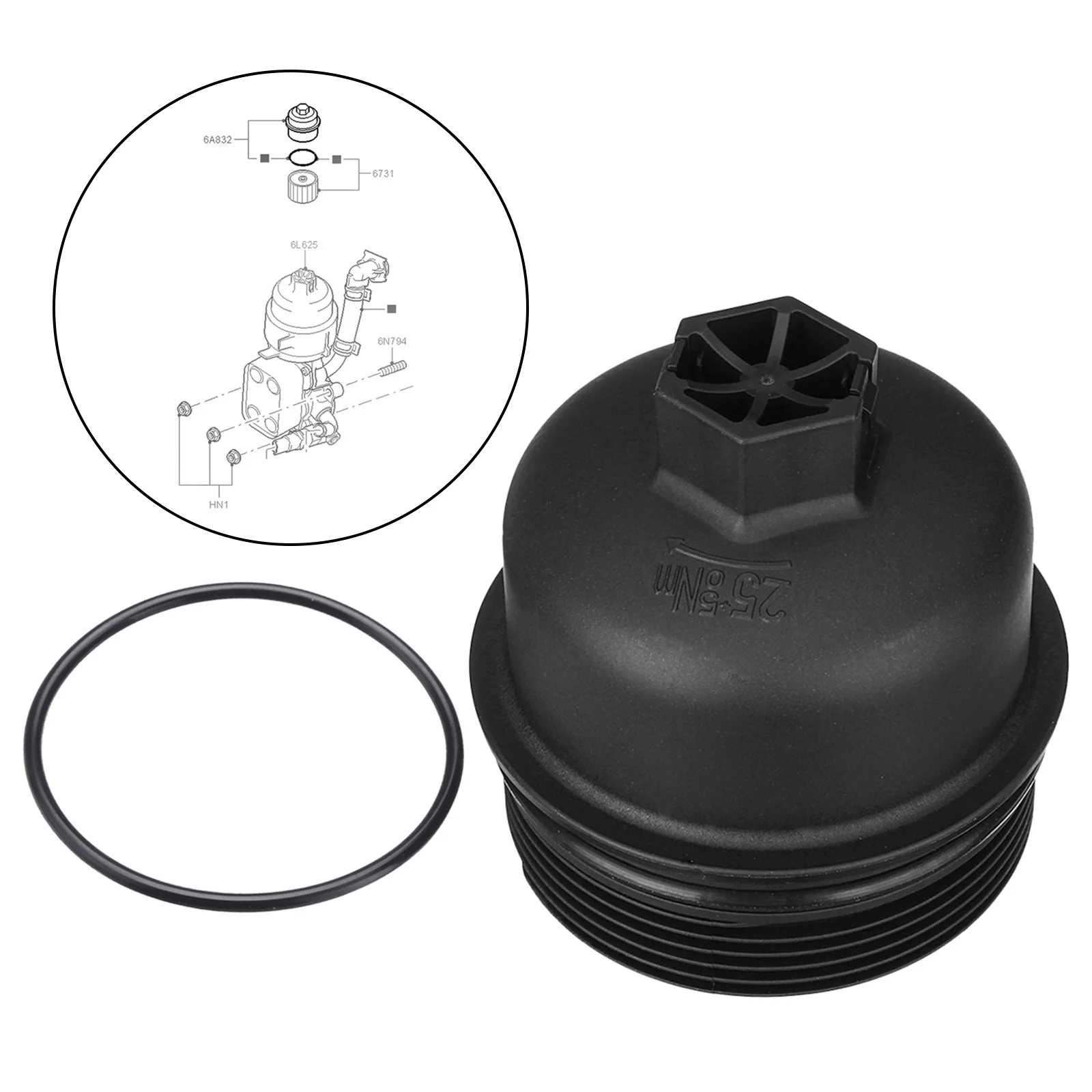 Oil Filter Housing for FORD PEUGEOT CITROEN 1303477 1103L7 3M5Q6737AA