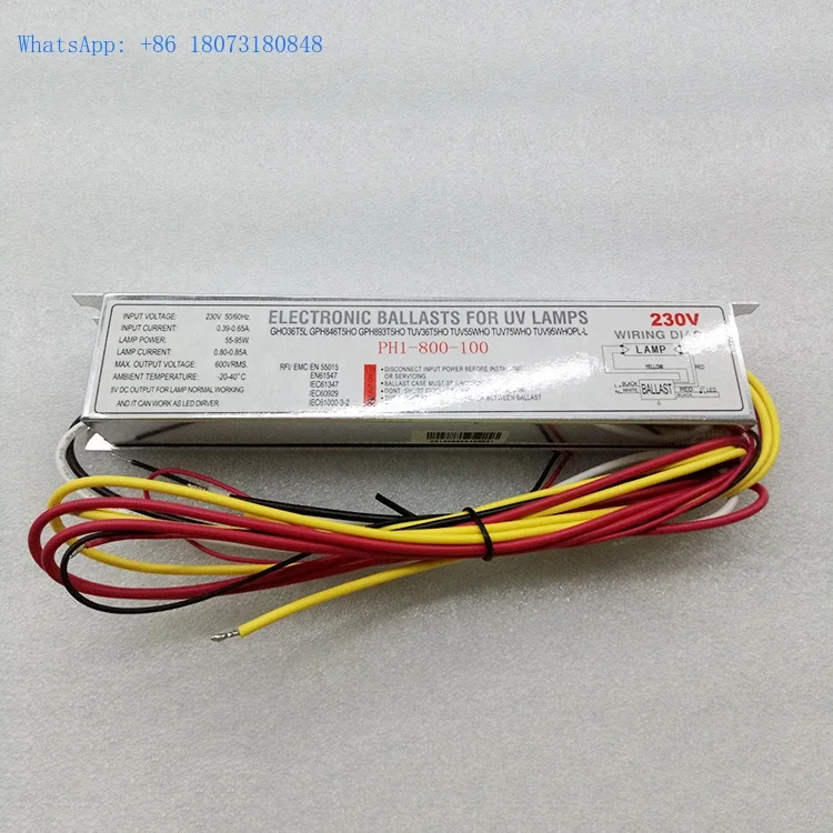 UVC ballast 425ma 800ma 1.0A 2.1A 3A  10w 18w 30w 36w 55w 75w 95w 105w 240w 320w ultraviolet lamp ballast