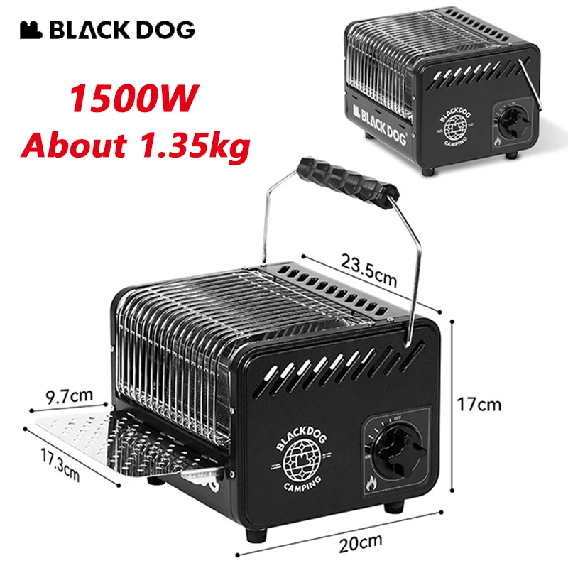 

Naturehike BLACKDOG Газовый обогреватель для кемпинга, 1500 Вт, уличная многофункциональная бутановая плита с регулируемой температурой, портативная