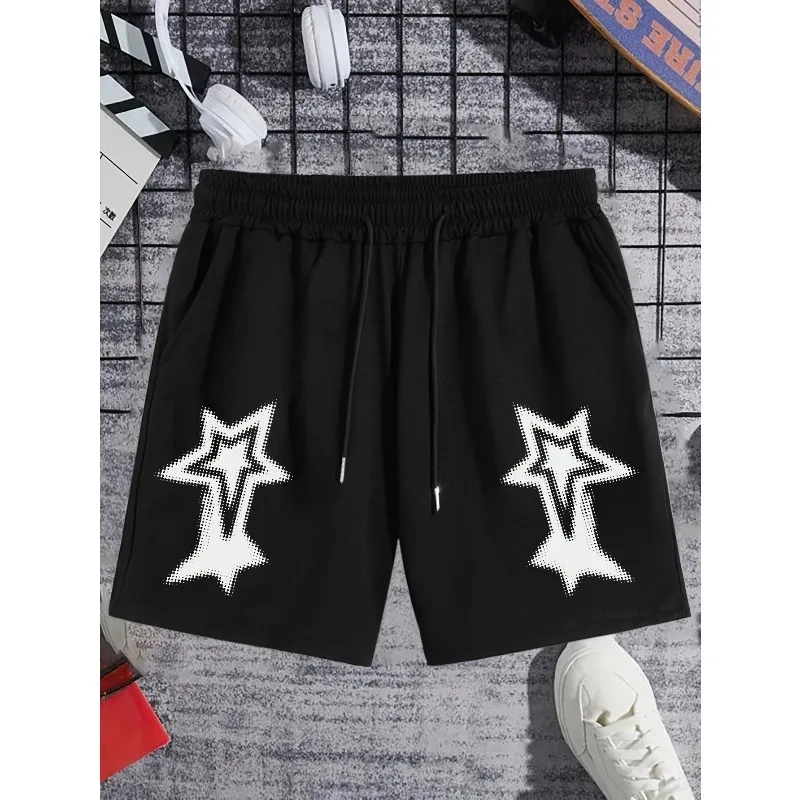 

Men's Sports Breathable Casual Shorts, Star Printed Men's Shorts, Summer Sports Fitness Shorts Suitable for Both Men and Women