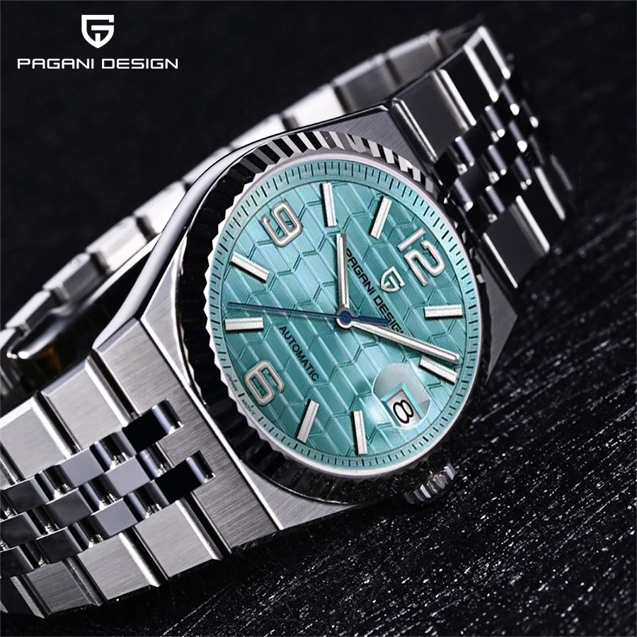 Pagani design relógio mecânico automático de luxo 2025 novo 40mm aço inoxidável à prova dwaterproof água presente relógio masculino negócios reloj + caixa